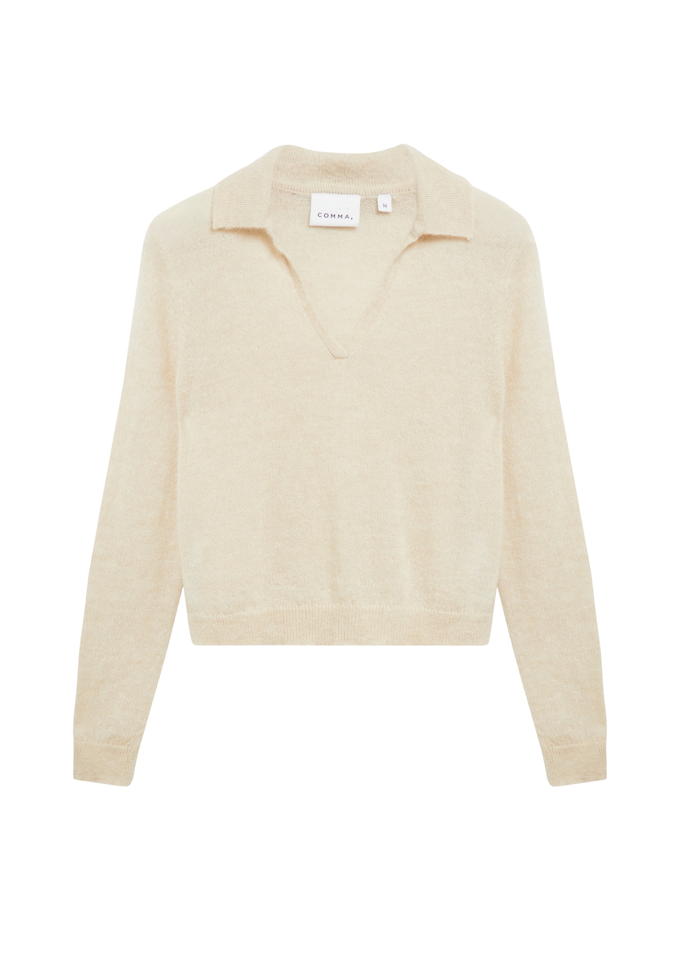 COMMA Sweater in Beige: front