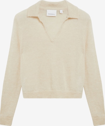 Pull-over COMMA en beige : devant