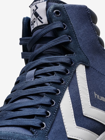 Hummel High-Top Sneakers 'Slimmer Stadil' in Blue