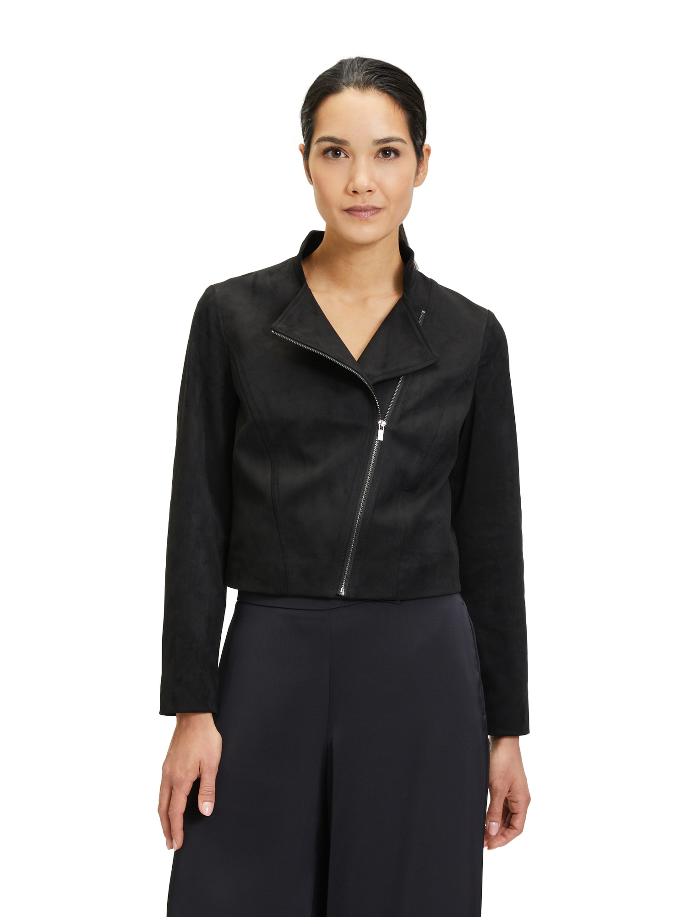 Veste mi-saison Vera Mont en noir : devant