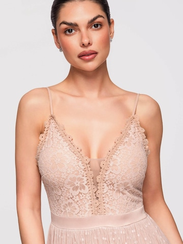 Ombre Dress in Beige