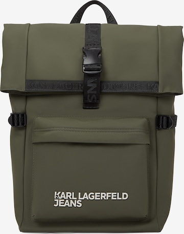 KARL LAGERFELD JEANS Reppu värissä vihreä: etupuoli