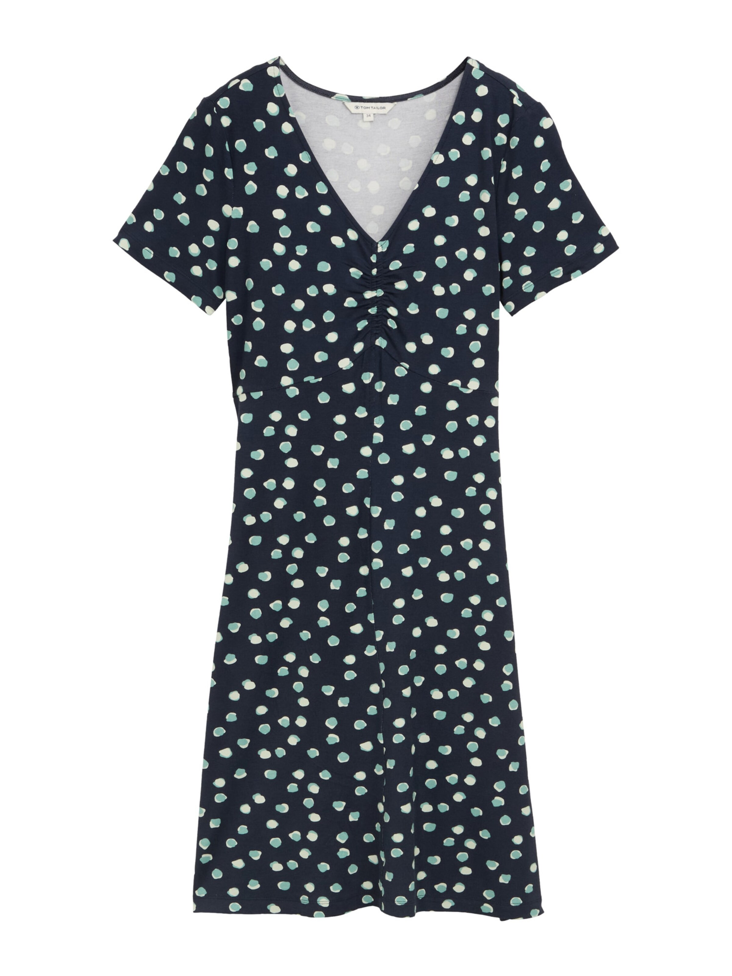 TOM TAILOR Letné šaty - Modrá: predná strana