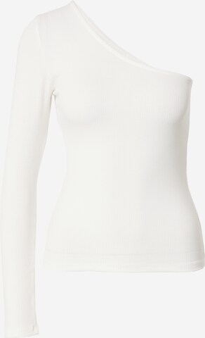 OBJECT Koszulka 'LUCA' w kolorze biały: przód