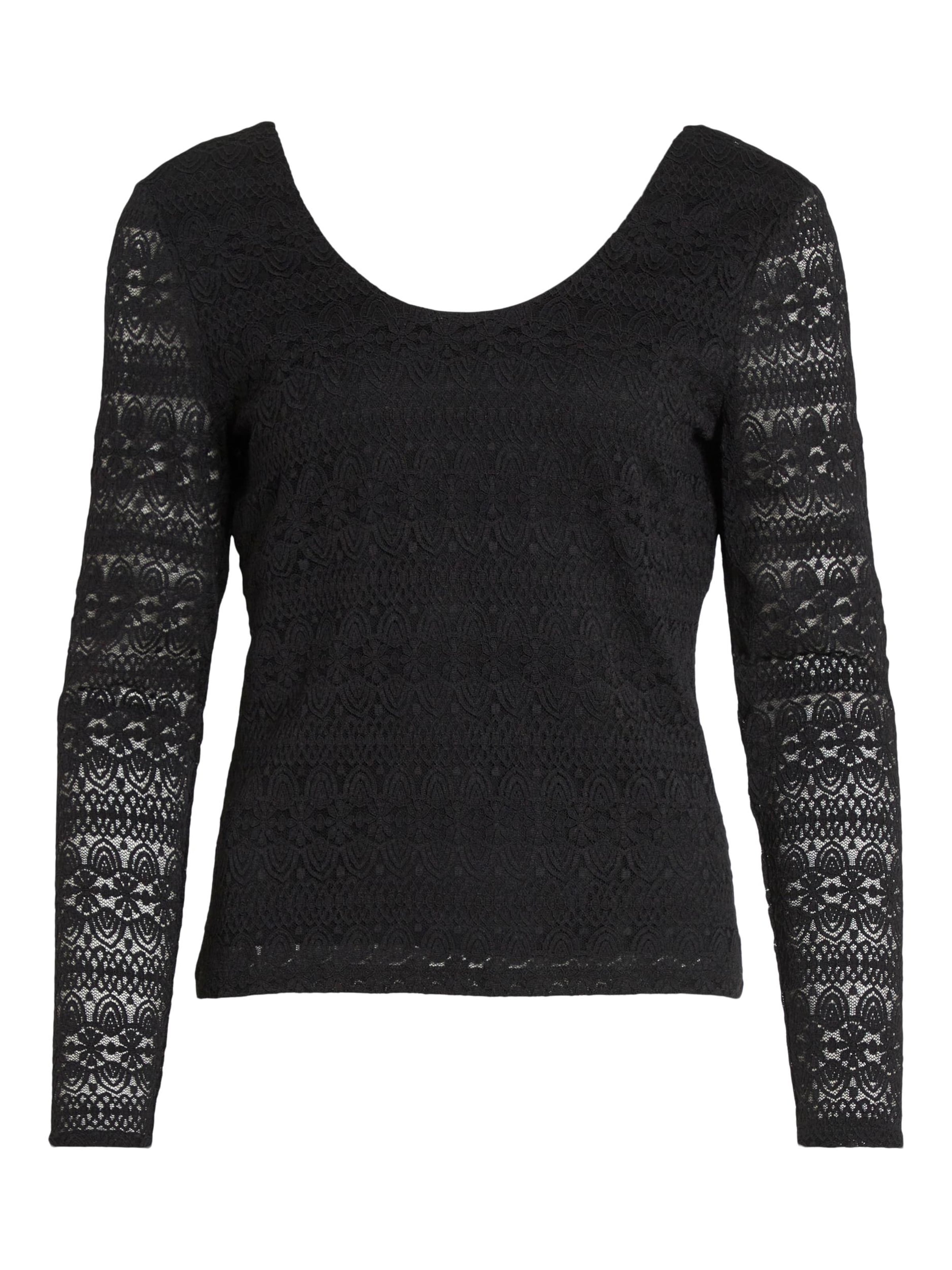 T-shirt 'Chikka' VILA en noir : devant