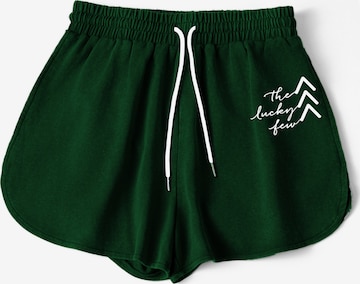 Pantalon GORHEY en vert : devant