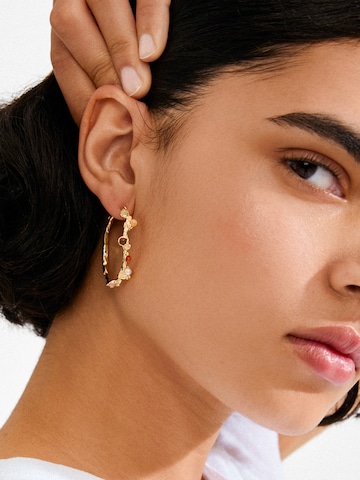 PilgrimNaušnice 'Iris' - zlatna boja