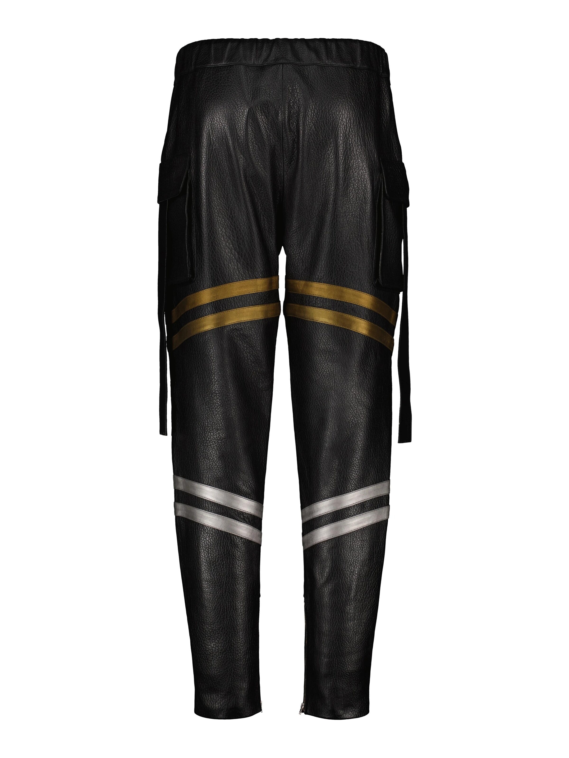 Coupe slim Pantalon cargo Vibranyum en noir