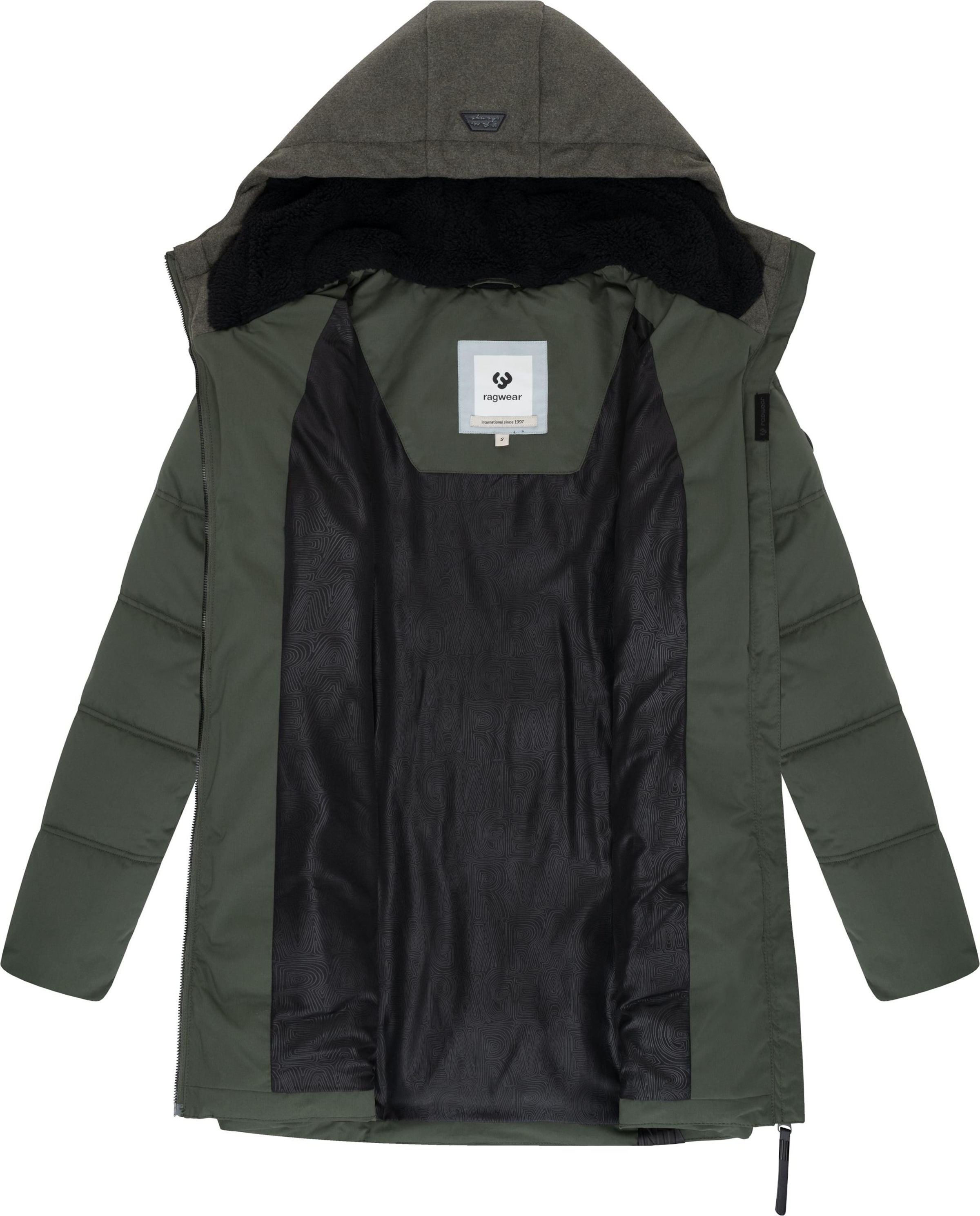 Manteau d’hiver 'Ashani' Ragwear en vert