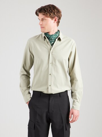 Comfort fit Camicia di ARMEDANGELS in verde: frontale