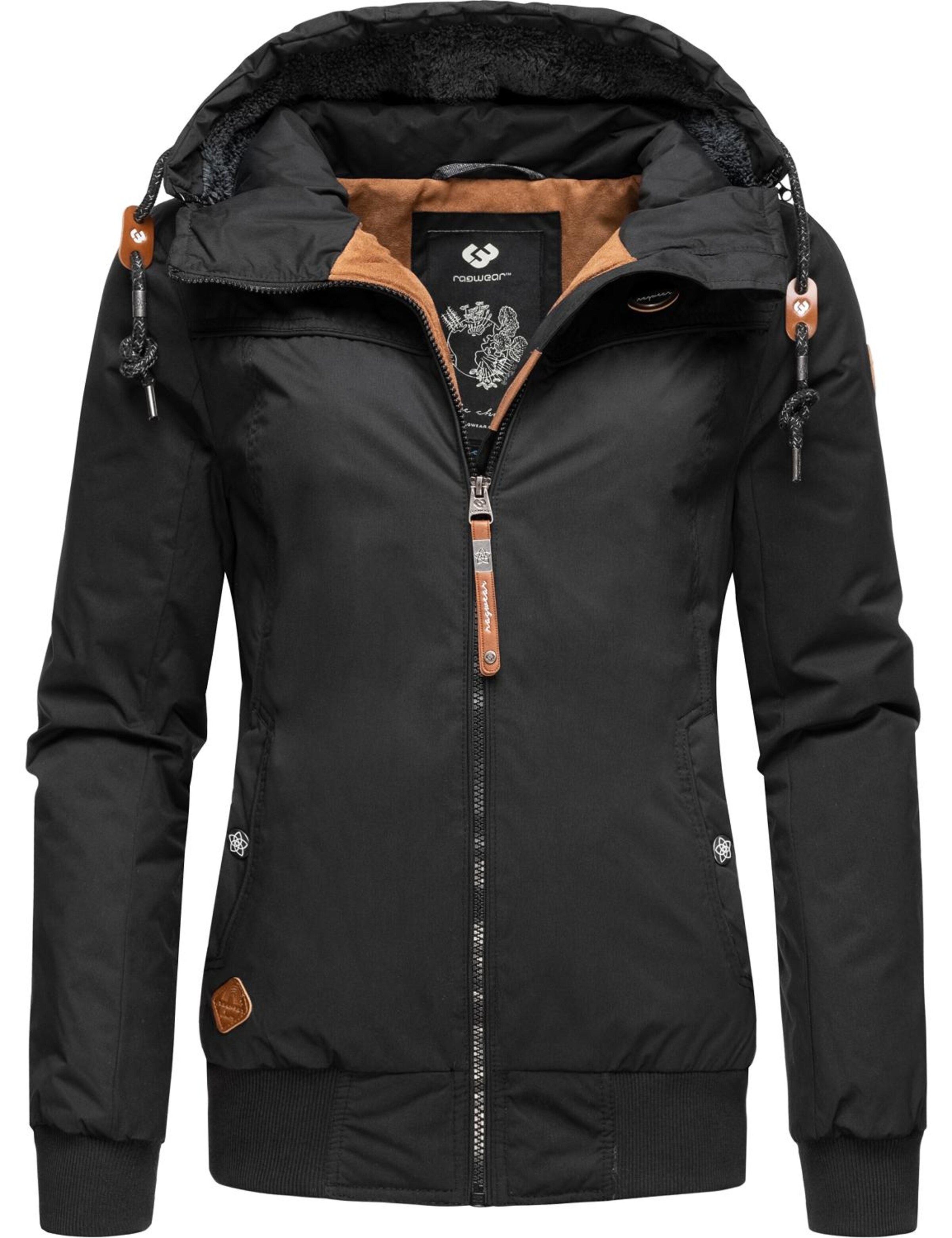 Ragwear Функциональная куртка 'Jotty' в Черный: спереди