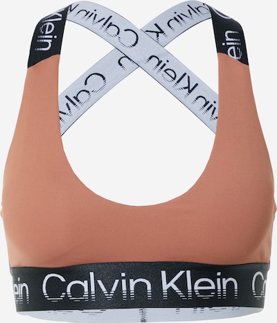 Calvin Klein Sport Behå i brun / svart / vit, Produktvy