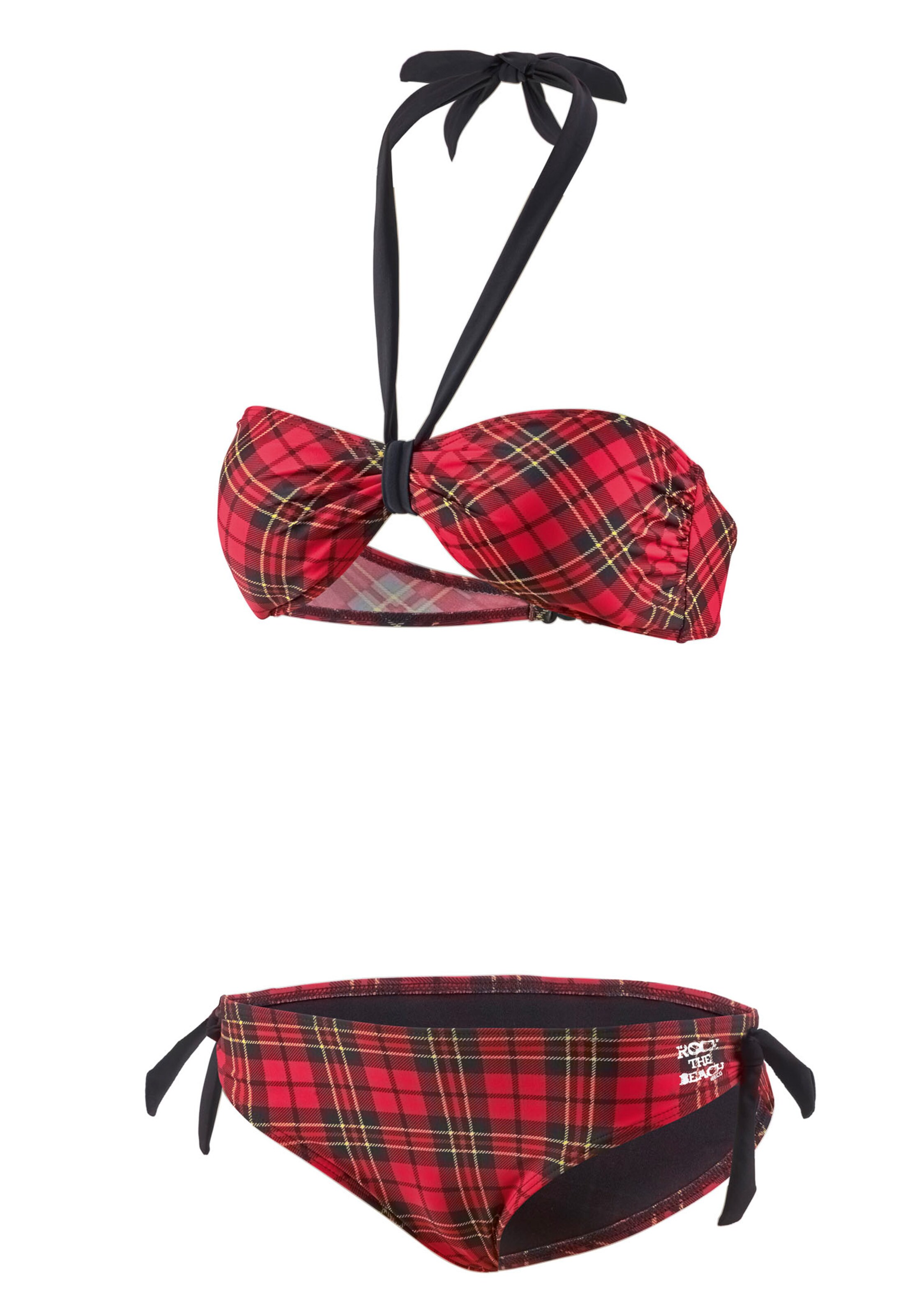 BECO the world of aquasports Bandeau Bikini in Rood