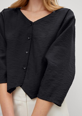 COMMA Blouse in Zwart