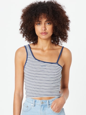 LEVI'S ® - Top 'Hoop Tank' em azul: frente