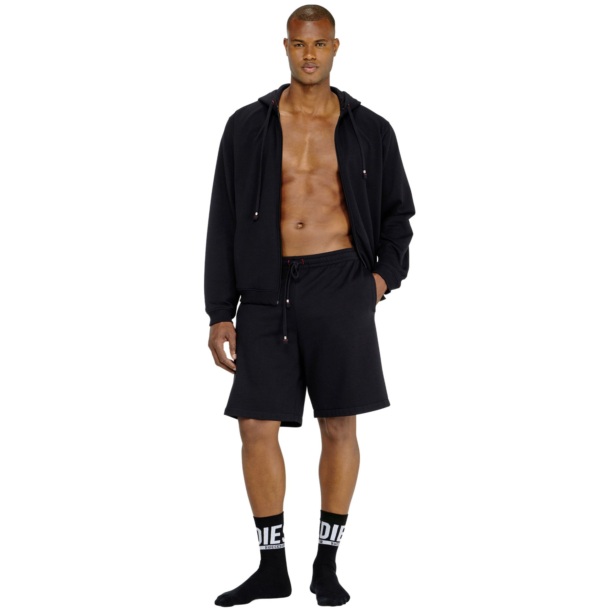 DIESEL Loosefit Nadrág - fekete