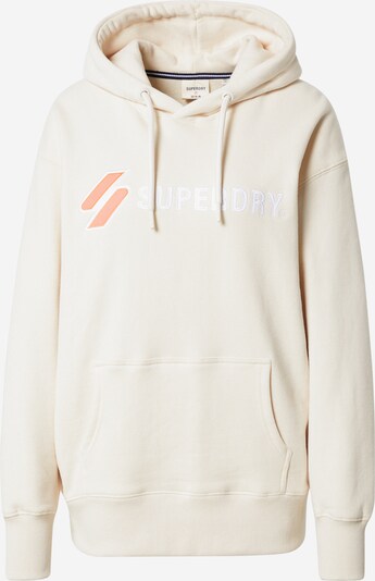 Superdry Sweatshirt in Light pink / White / Off white, Item view