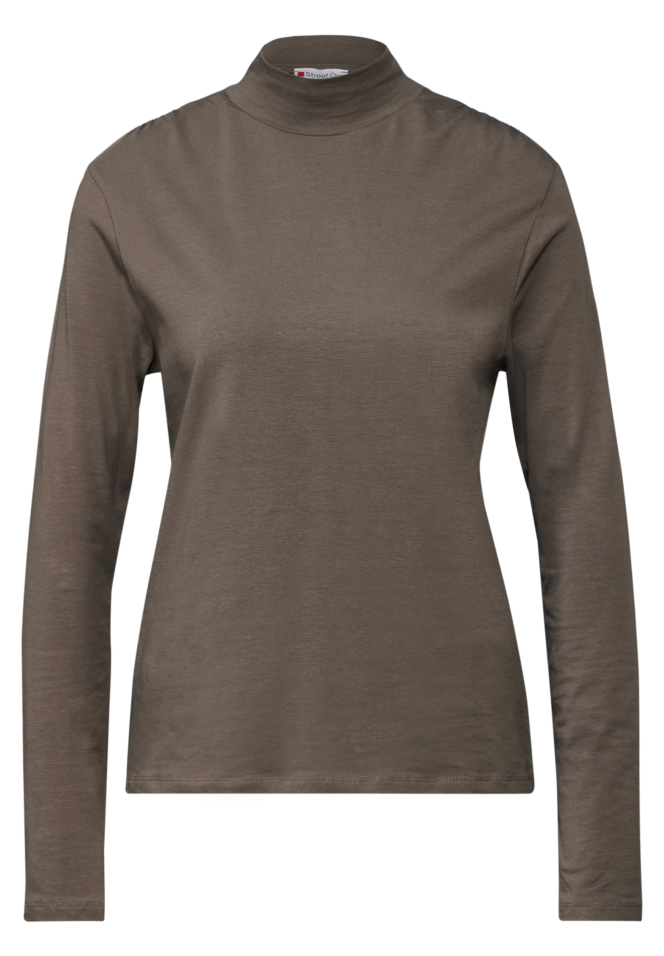 STREET ONE Shirt in Brown: front