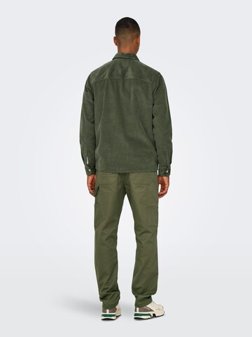 Only & Sons Regular Broek 'ONSEdge' in Groen