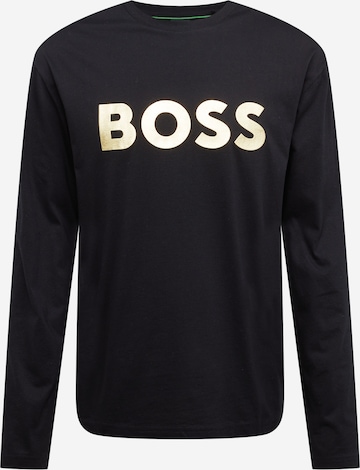 BOSS Green Shirt 'Togn' in Zwart: voorkant