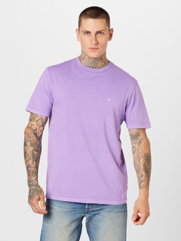 Volcom - Camisa em roxo: frente