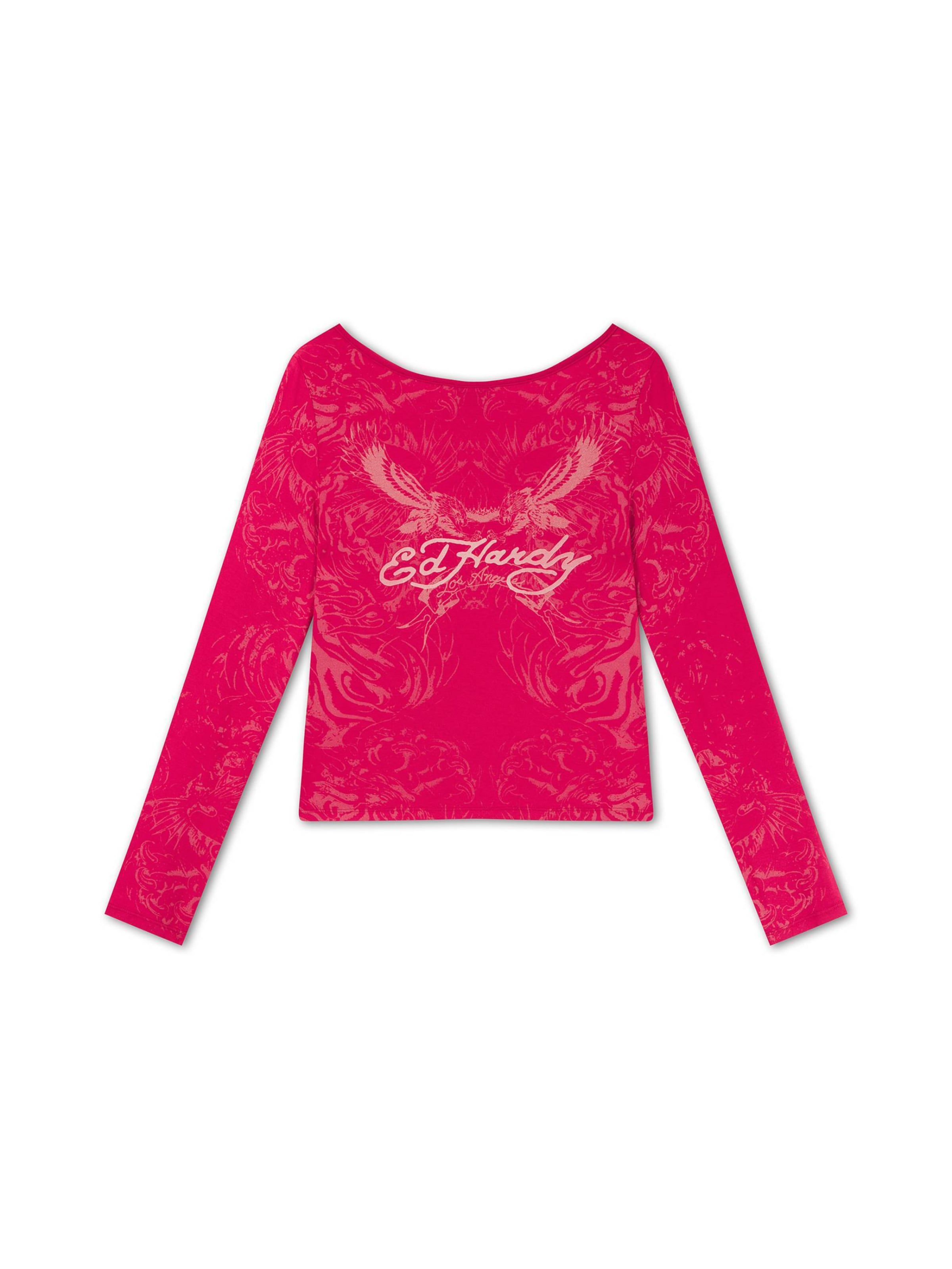 Maglietta di Ed Hardy in rosa