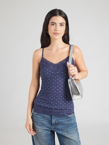 HOLLISTER Top in Blau: Vorderseite