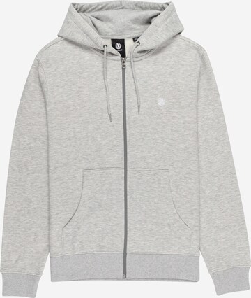 ELEMENT Zip-Up Hoodie 'CORNELL CLASSIC' in Grey: front