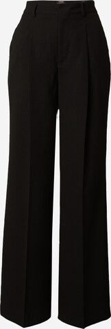 SCOTCH & SODA - Pierna ancha Pantalón plisado 'Rose ' en negro: frente