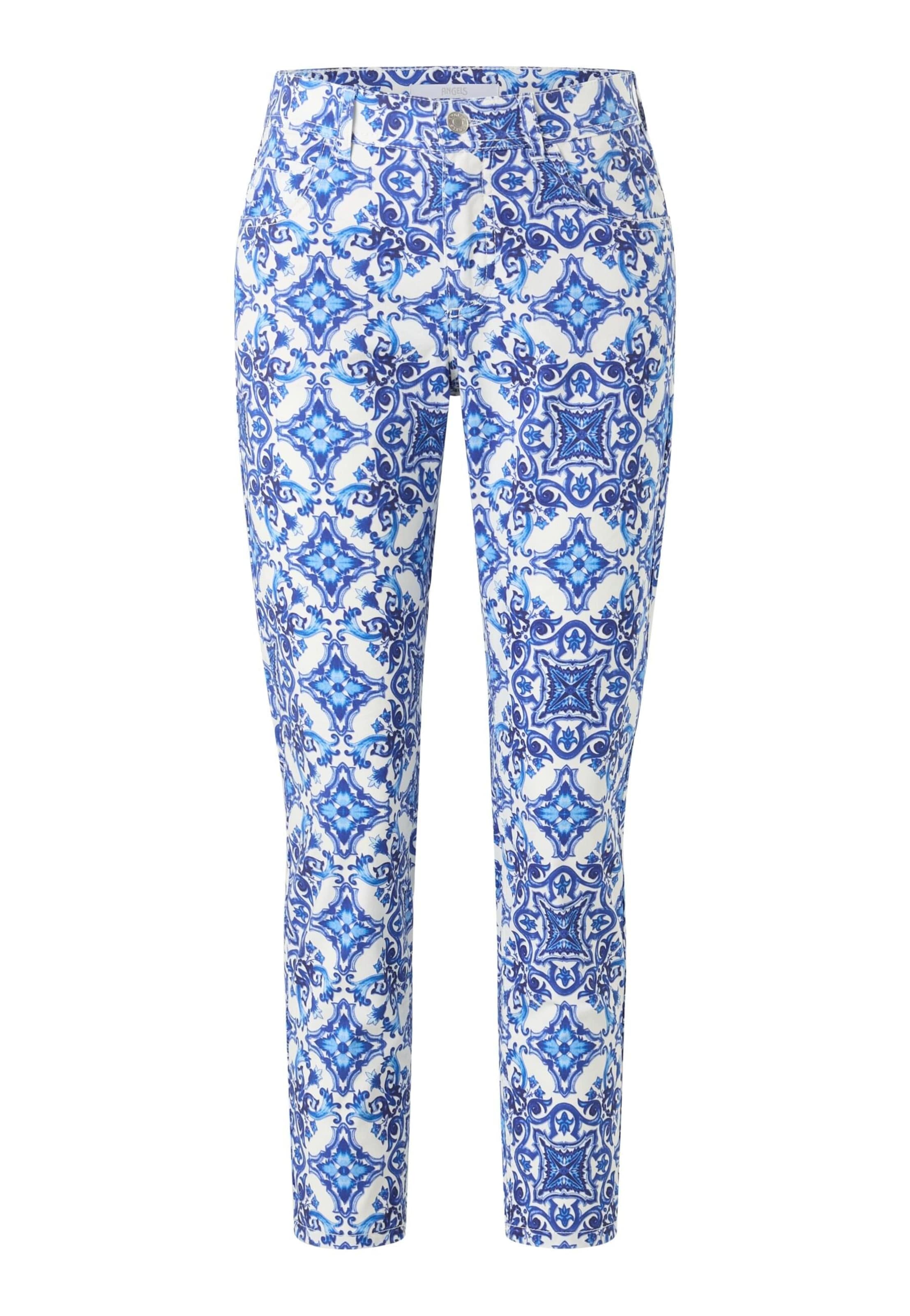 Coupe slim Jean 'Ornella' Angels en bleu : devant