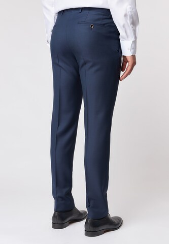 ROY ROBSON Regular Pleat-Front Pants in Blue