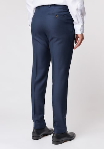 ROY ROBSON Regular Pleat-Front Pants in Blue