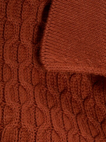 JACK & JONES Regular fit Knit cardigan 'JORACAPULCO' in Brown