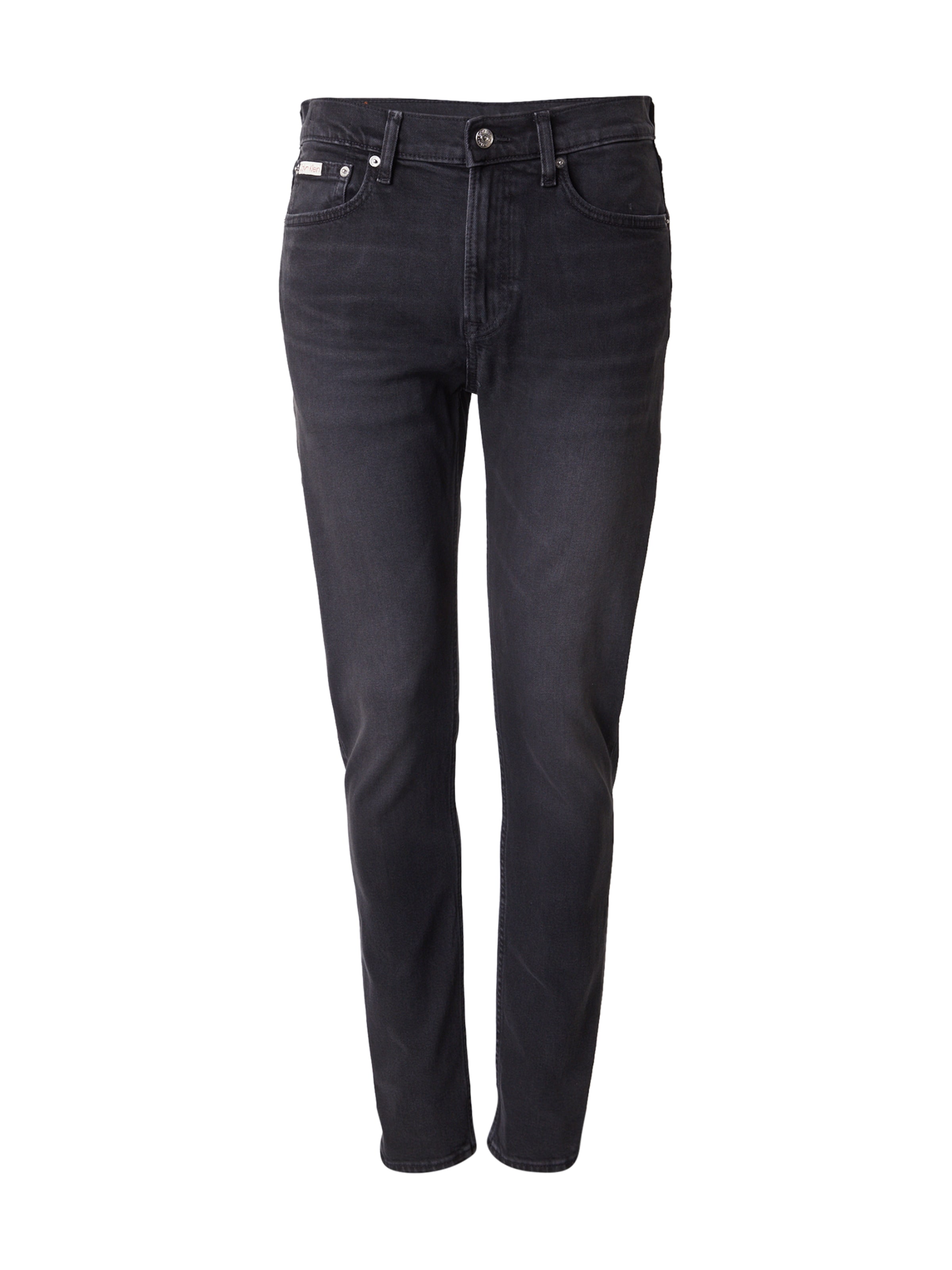 Calvin Klein Jeans Slim fit Jeans 'SLM TPR CK ESSNTL BL' in Black: front