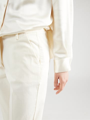 Sisley - Slimfit Pantalón de pinzas en beige