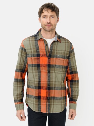 CAMEL ACTIVE Regular fit Button Up Shirt in Orange: front