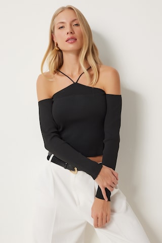 Happiness İstanbul - Jersey en negro: frente