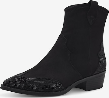 MARCO TOZZI Cowboystiefel in Schwarz: Vorderseite