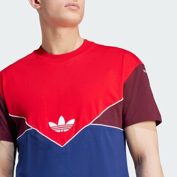 raudona ADIDAS ORIGINALS Marškinėliai 'adicolor'