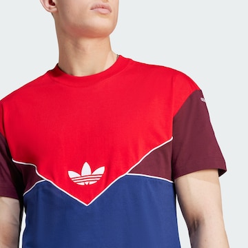 T-Shirt 'adicolor' ADIDAS ORIGINALS en rouge