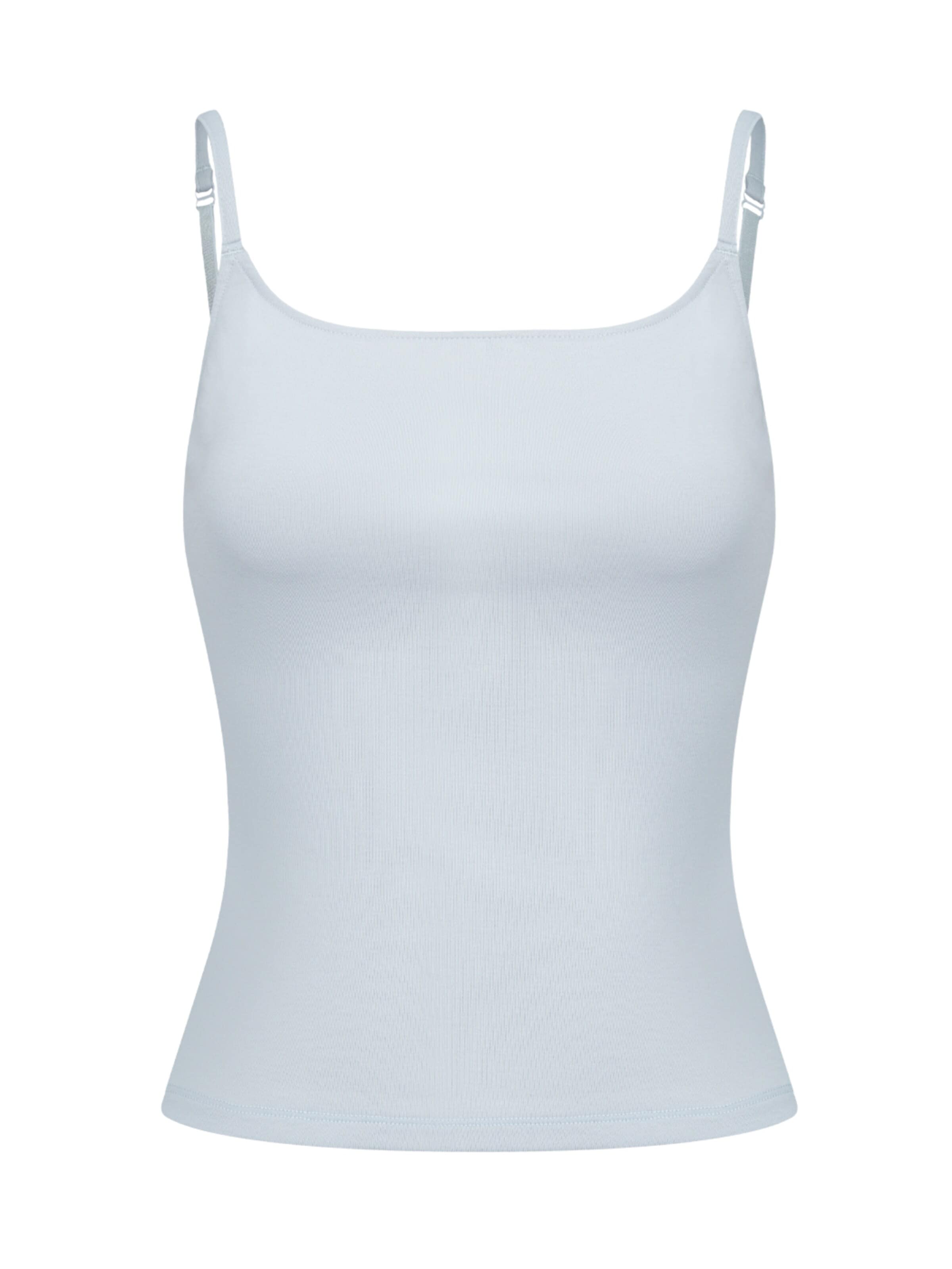 cfab (formerly creamy fabrics) Topp 'Cami' i blå: framsida