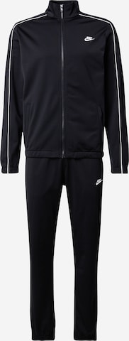 Nike Sportswear Обычный Костюм для бега 'Club' в Черный: спереди
