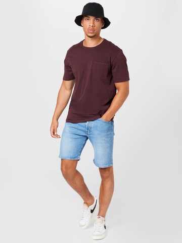 Only & Sons T-shirt 'Roy' i brun