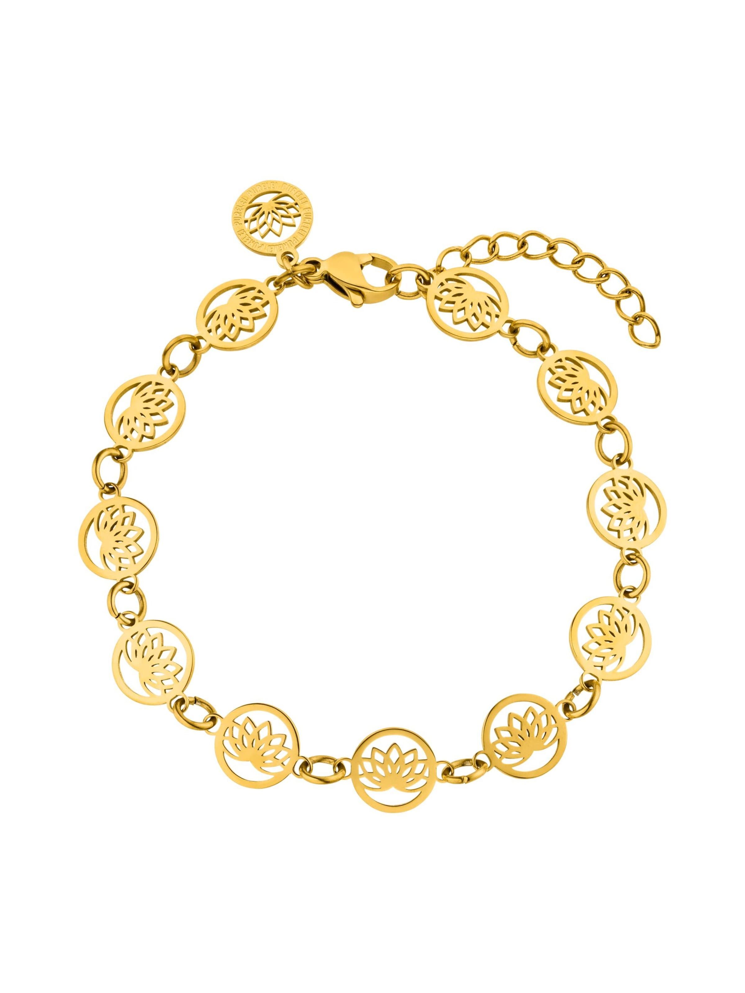PURELEI Armband 'Recognition' in Gold: Vorderseite