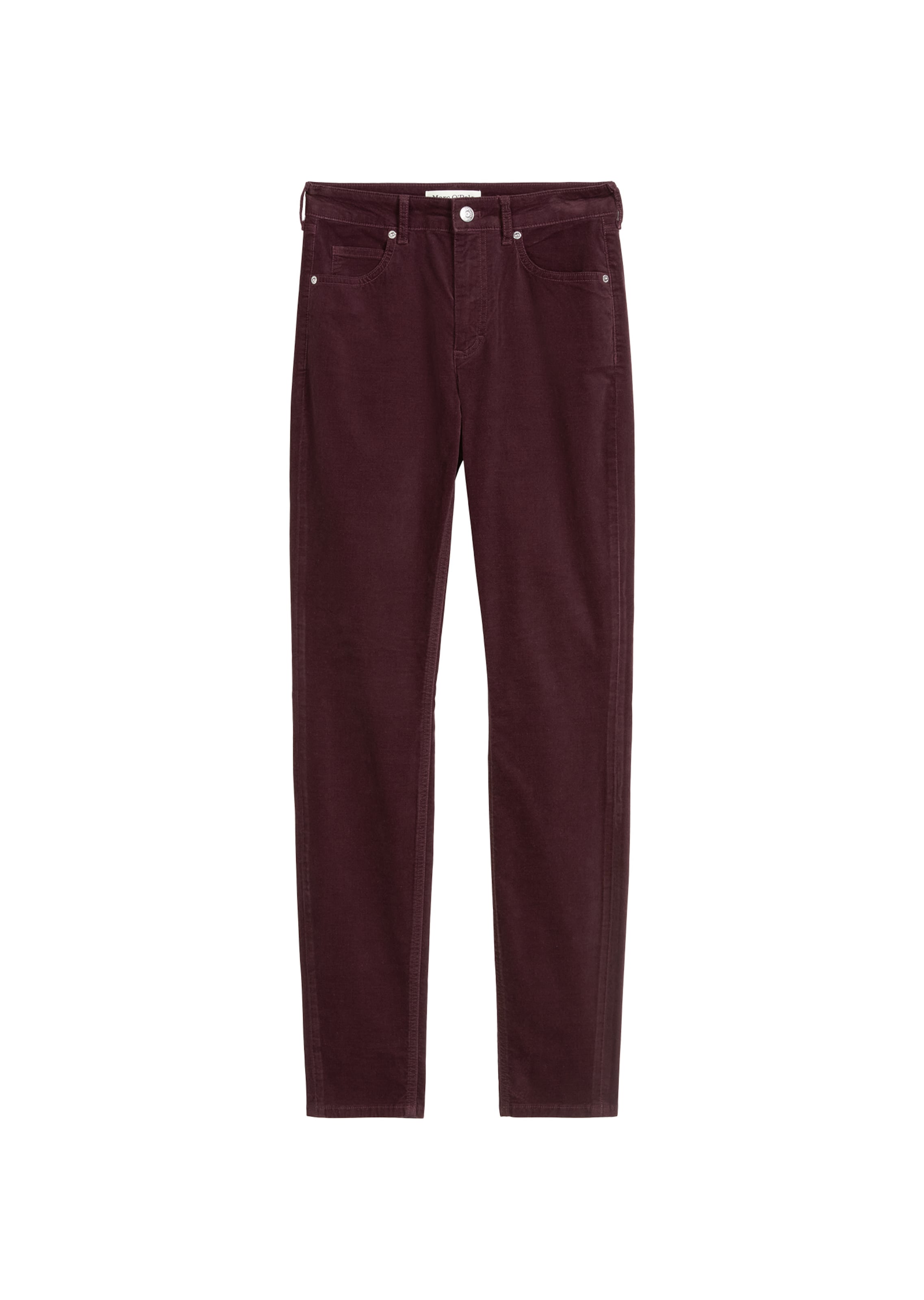 Marc O'Polo Slimfit Jeans in Rood: voorkant