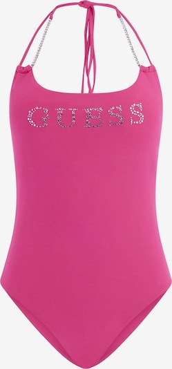 GUESS Badeanzug in fuchsia / silber, Produktansicht
