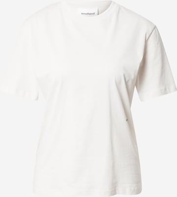 Soulland - Camiseta 'Cea' en blanco: frente