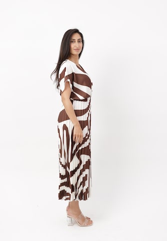 Elara Dress in Brown