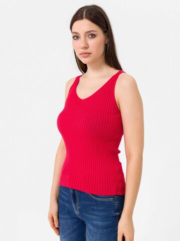 Dandalo Knitted top in Red