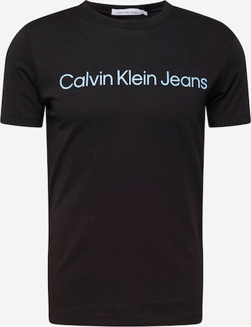 Calvin Klein Jeans Shirt in Zwart: voorkant